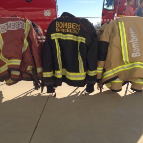 Bombers d'Andorra i de Barcelona, els dos companys de viatge Bombers d'Andorra i de Barcelona, els dos companys de viatge